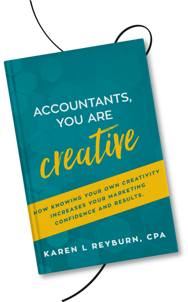 Accountants you are creative page - Karen Reyburn